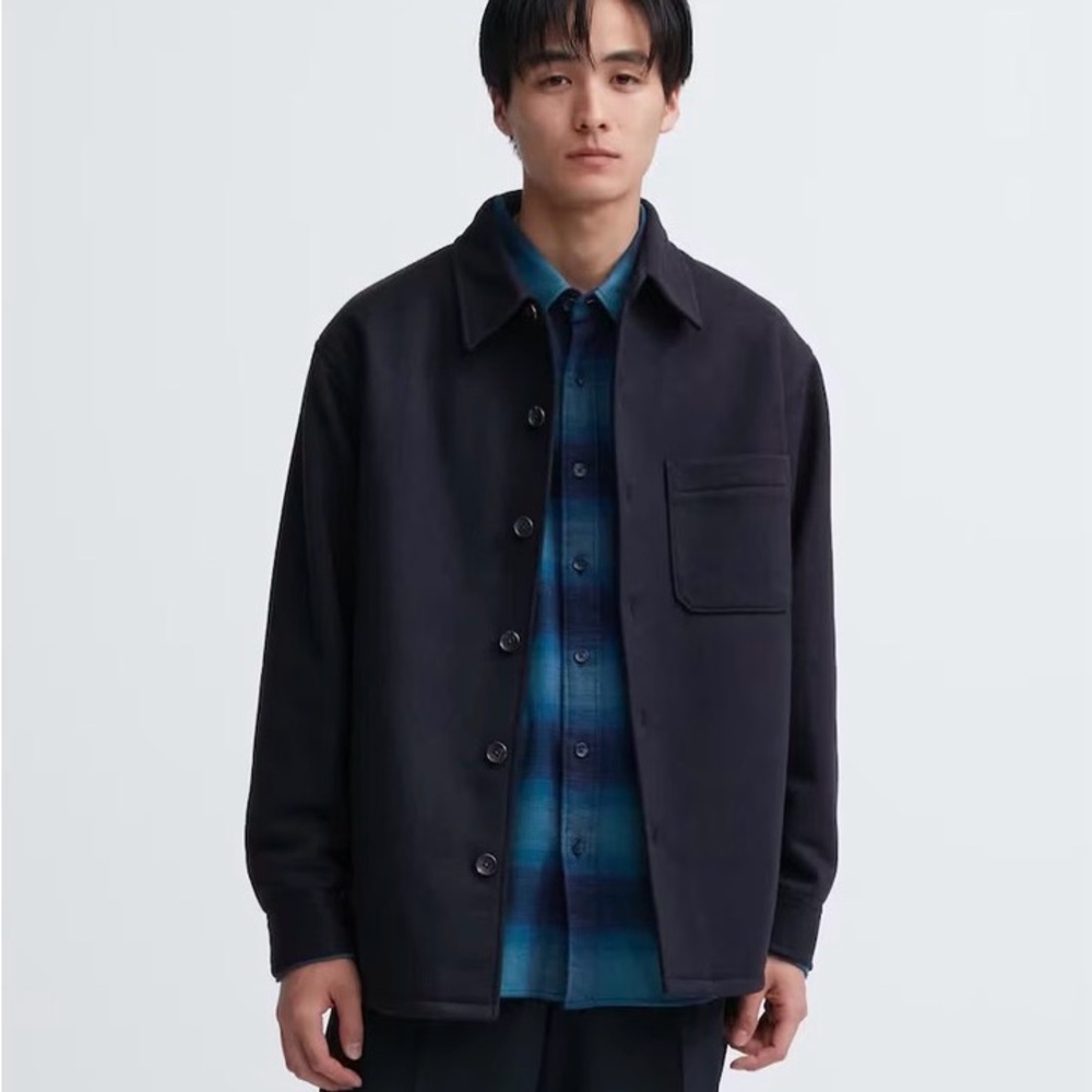 Uniqlo Navy over shirt Jacket